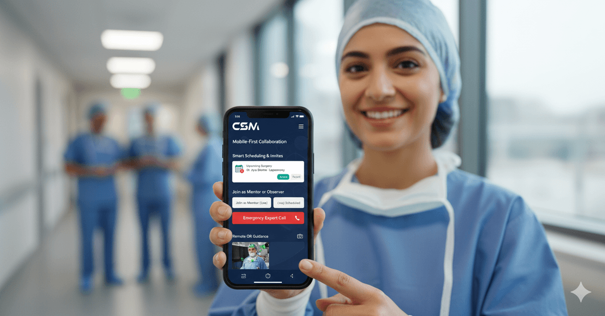 CSM mobile scheduling and mentoring interface